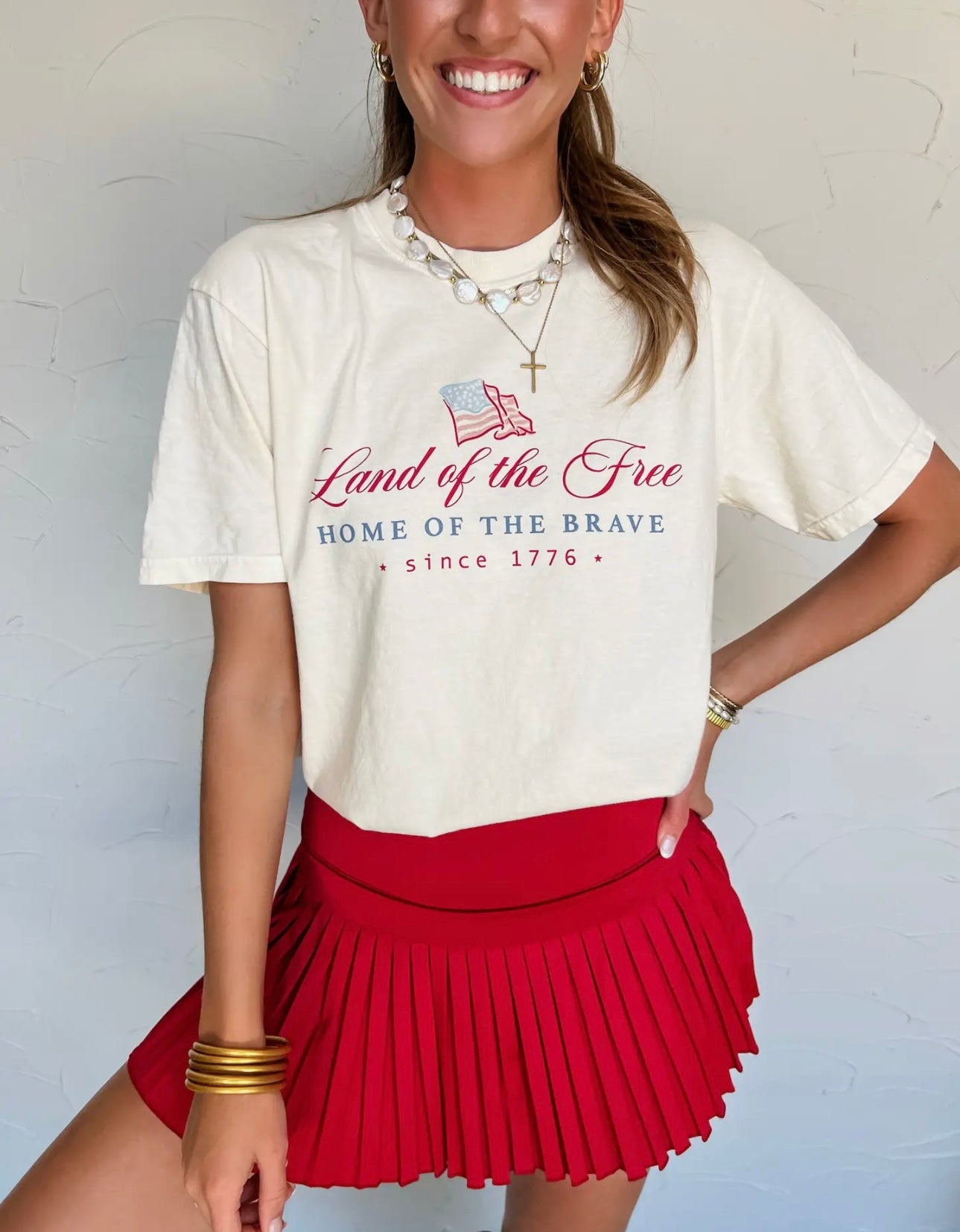 Land Of The Free Graphic Tee