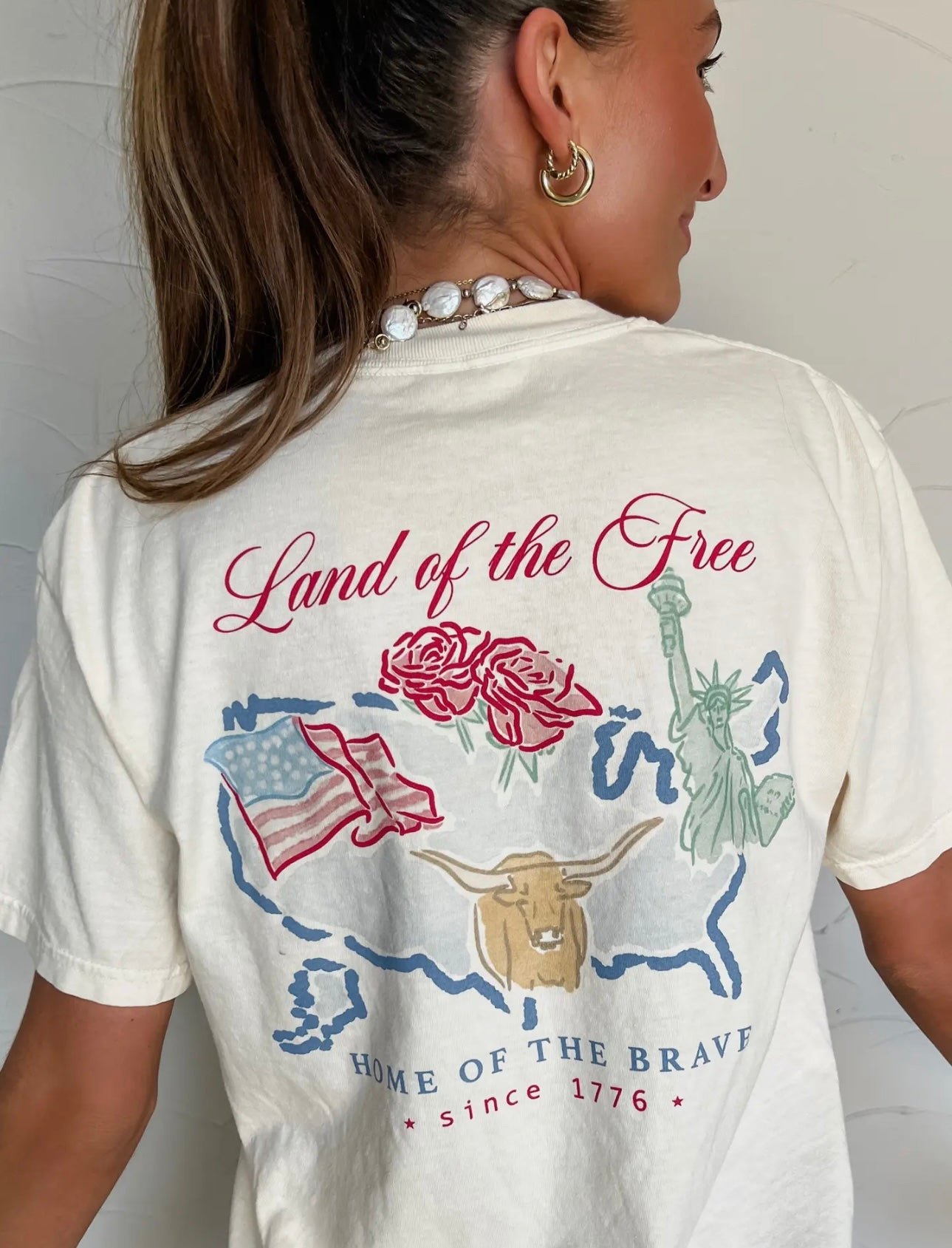 Land Of The Free Graphic Tee