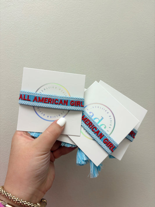 All American Girl Tassel Bracelet
