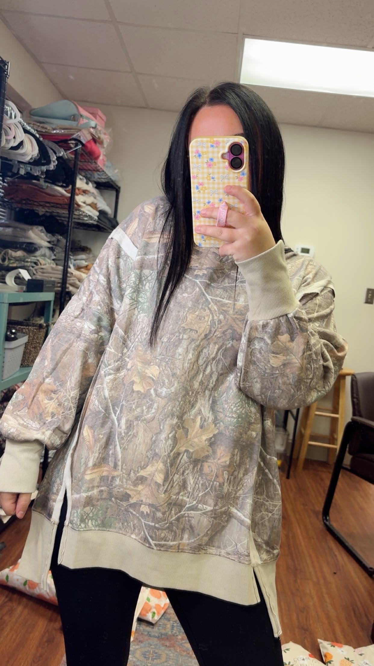 Camo Crew Pullover