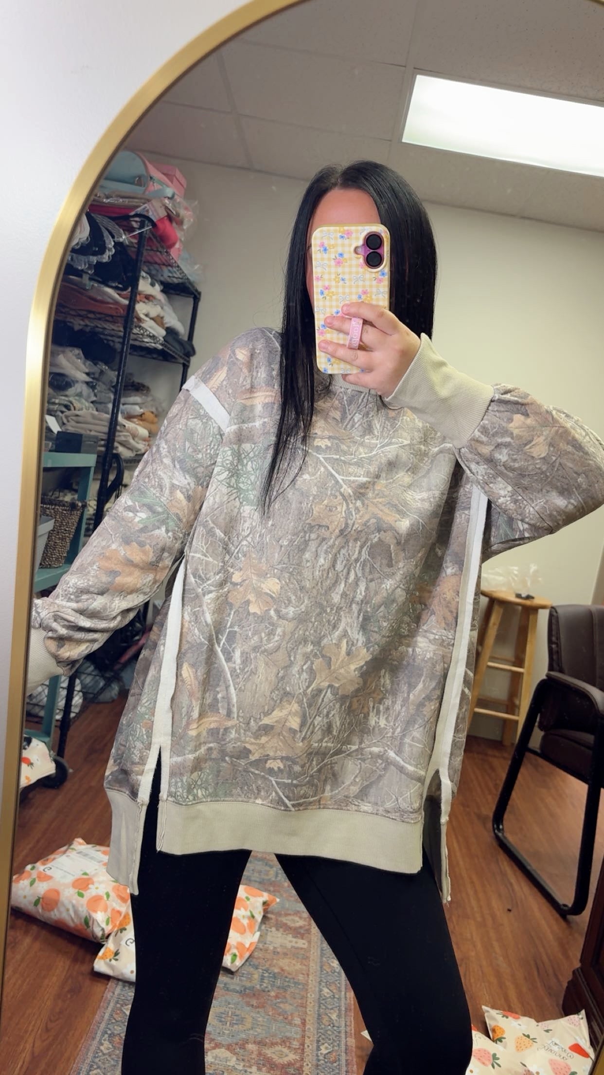 Camo Crew Pullover