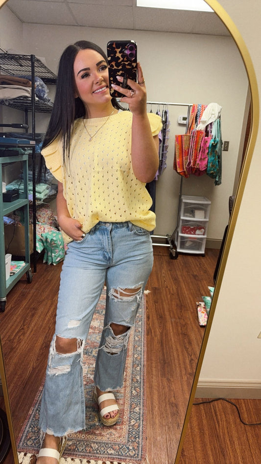 Sunflower Sweater Top