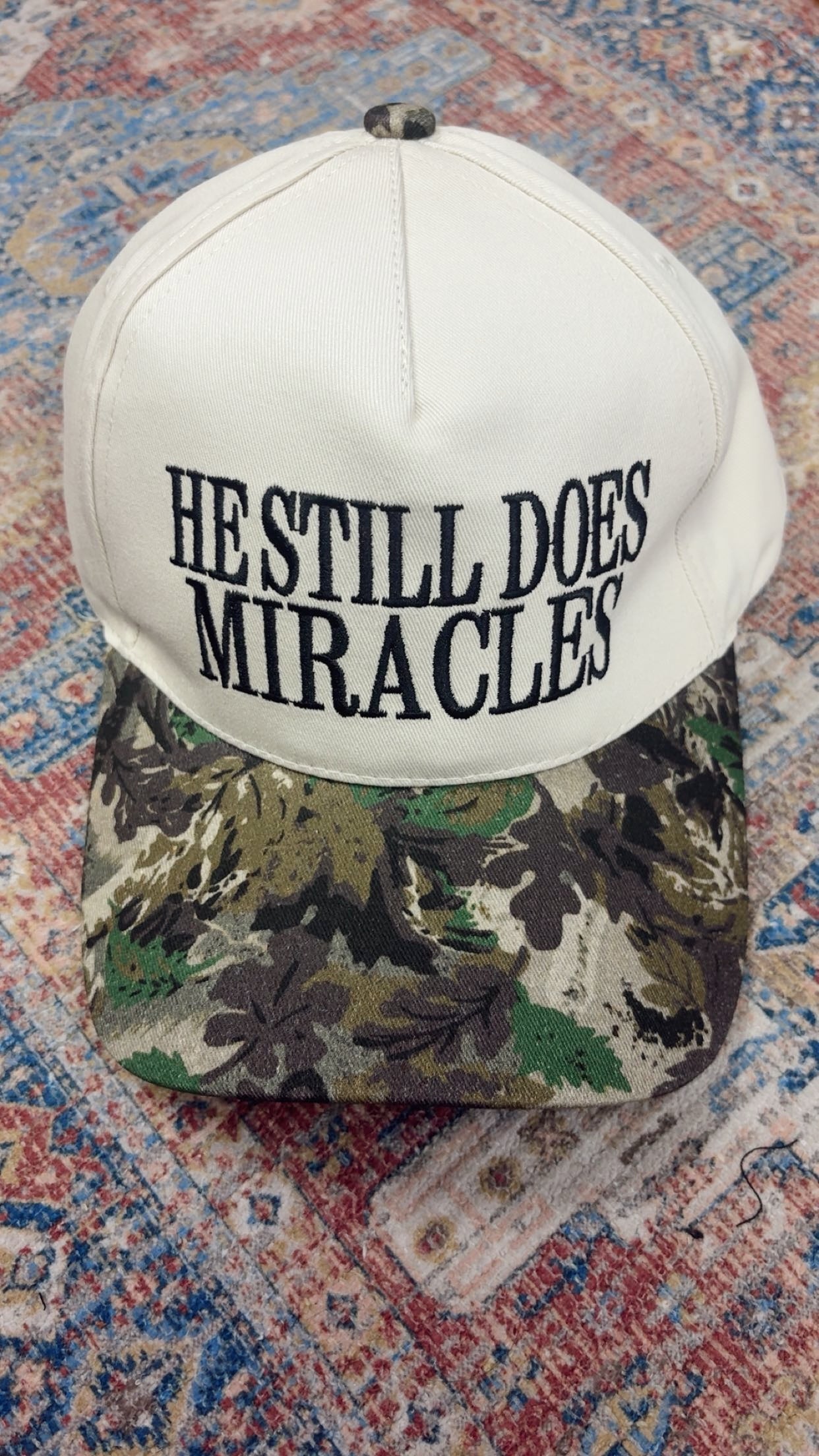 He Still Does Miracles Embroidered Hat