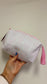 Quilted Makeup Bag - Pink Seashell