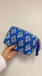 Quilted Makeup Bag - Blue Floral