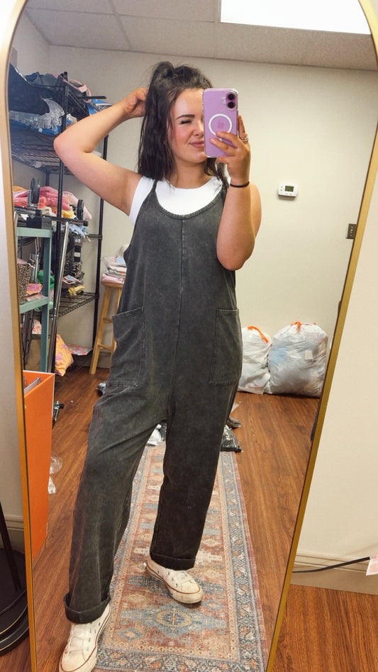 Everyday Jumpsuit- Ash Black