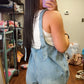 Stylish Denim Shortalls