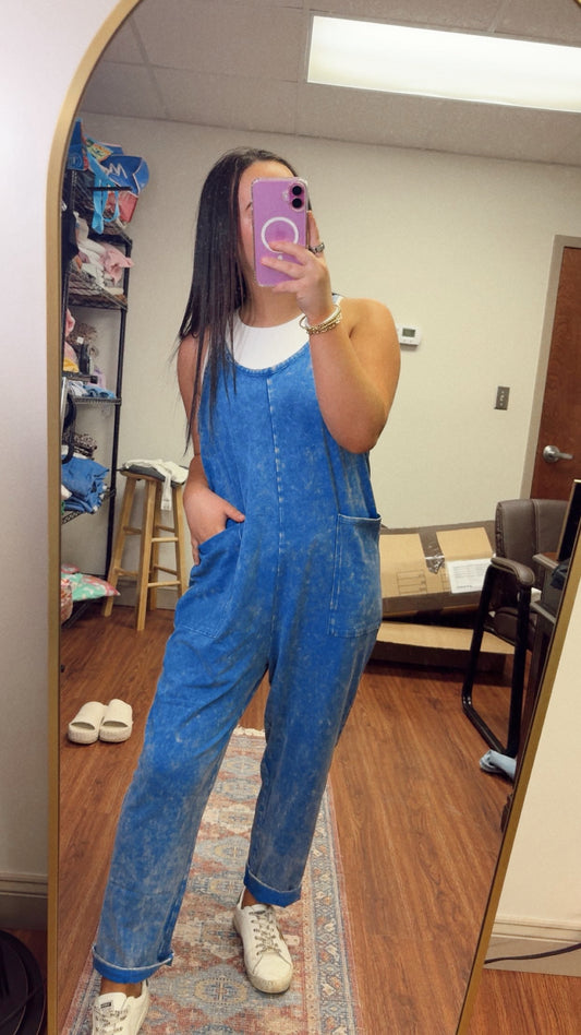 Everyday Jumpsuit- Royal Blue