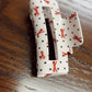 Jumbo Polka Dot Bow Claw Clip