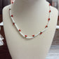 Beaded Cherry Necklace