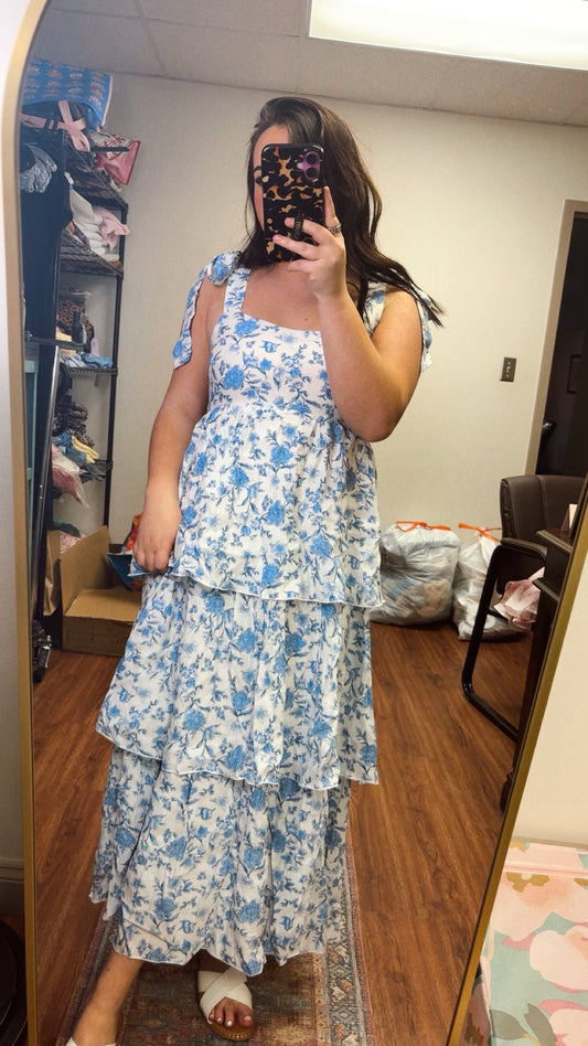 Floral Daze Tiered Dress