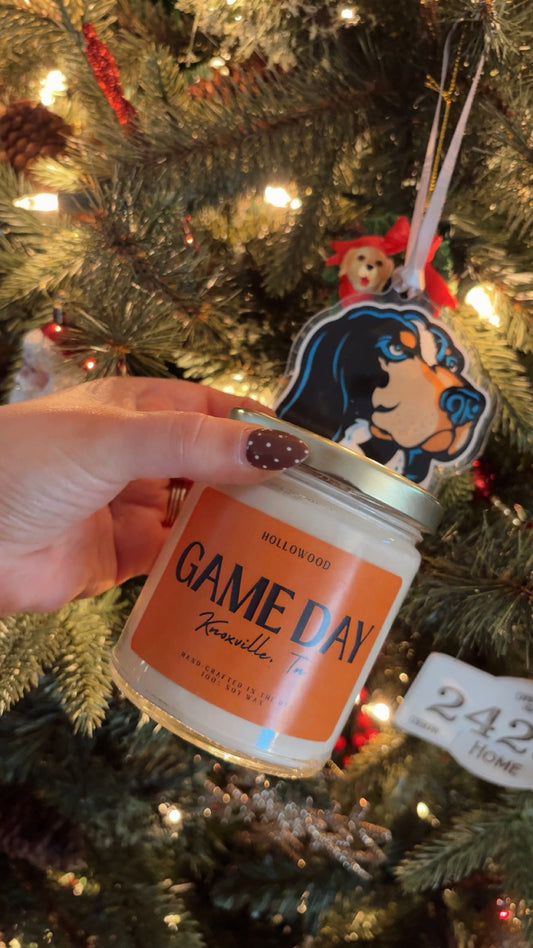 Vols Gameday Candle