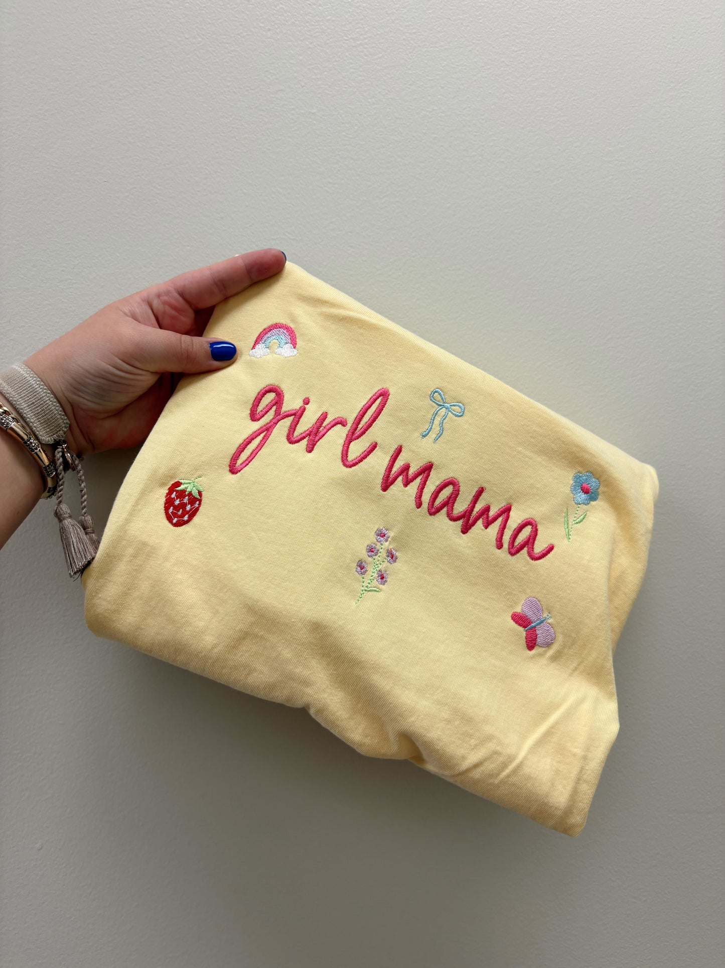 Girl Mama Embroidered Tee