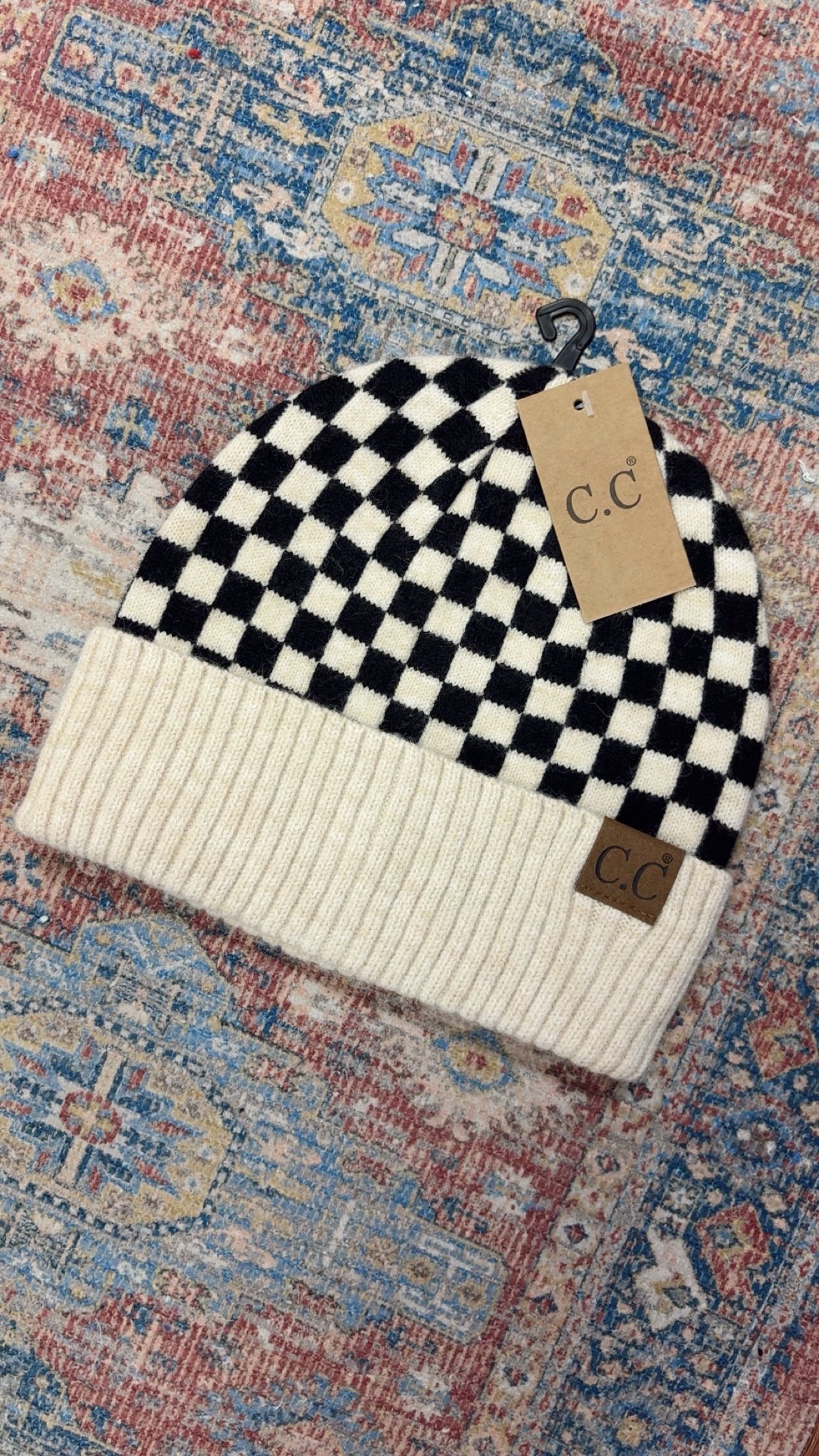 Checker Beanie