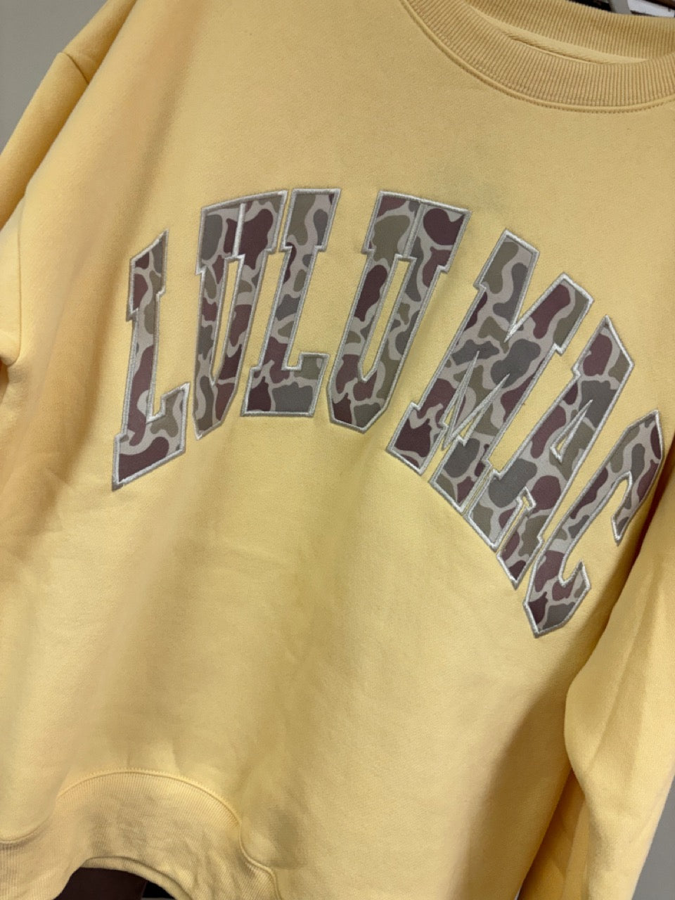Lulu Mac Crewneck - Butter Camo