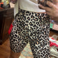 Weekend Fun Biker Shorts- Leopard