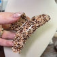 Brown Animal Print Hair Clip