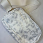 Gray Leopard Fanny Bag
