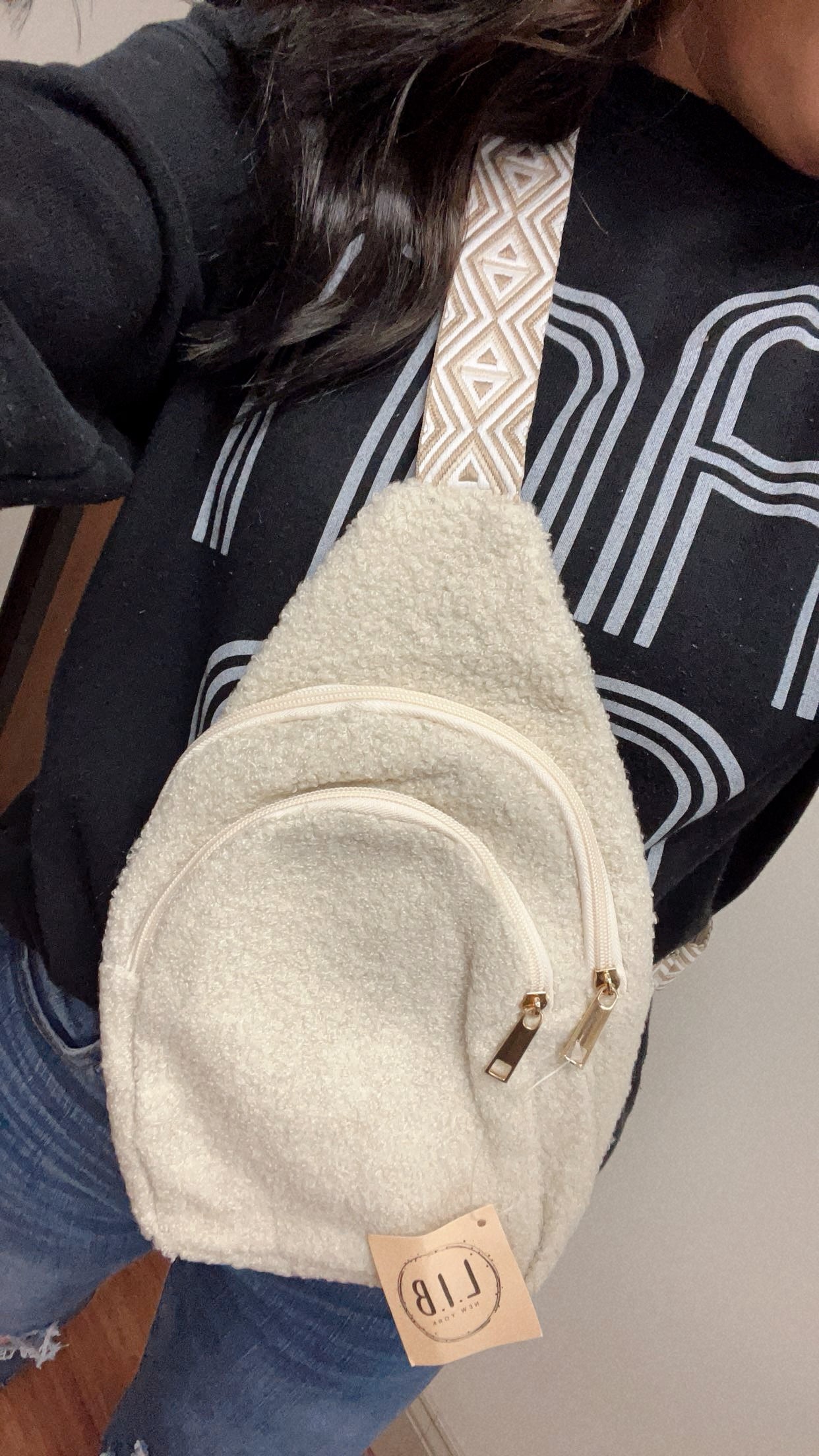 Marshmallow Sherpa Bag