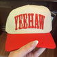 Yeehaw Embroidered Hat- Red