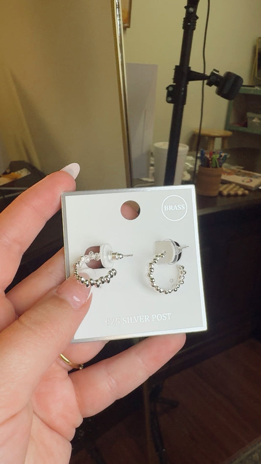 Bejeweled Hoops