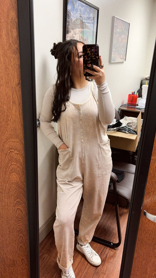 Everyday Jumpsuit- Ash Mocha