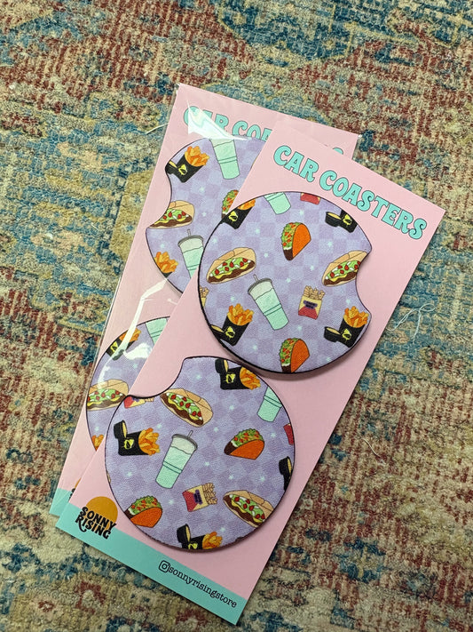 Taco Lover Car Coasters