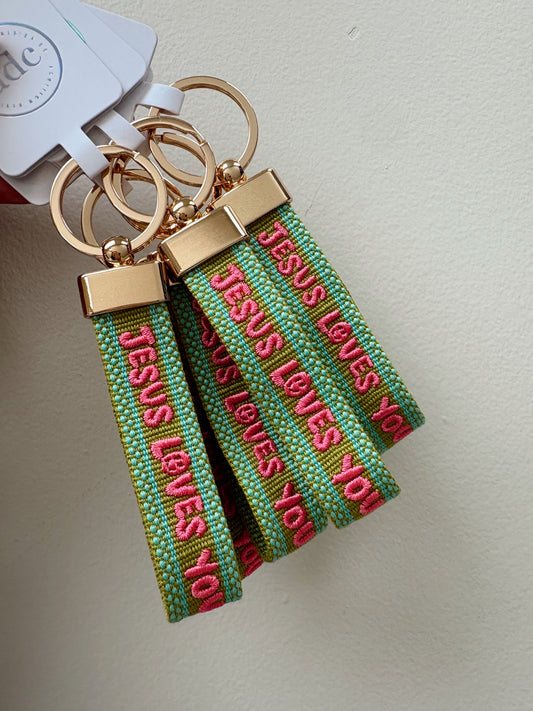 Jesus Loves You Keychain