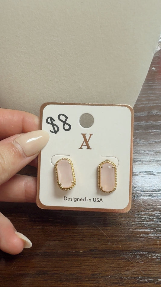 Pretty In Pink Studs