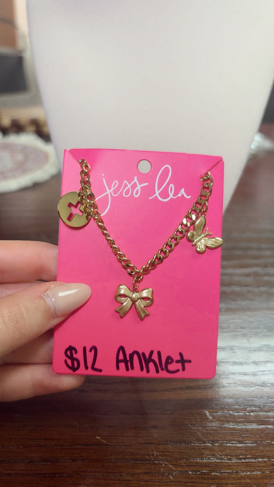 Golden Symbols Anklet